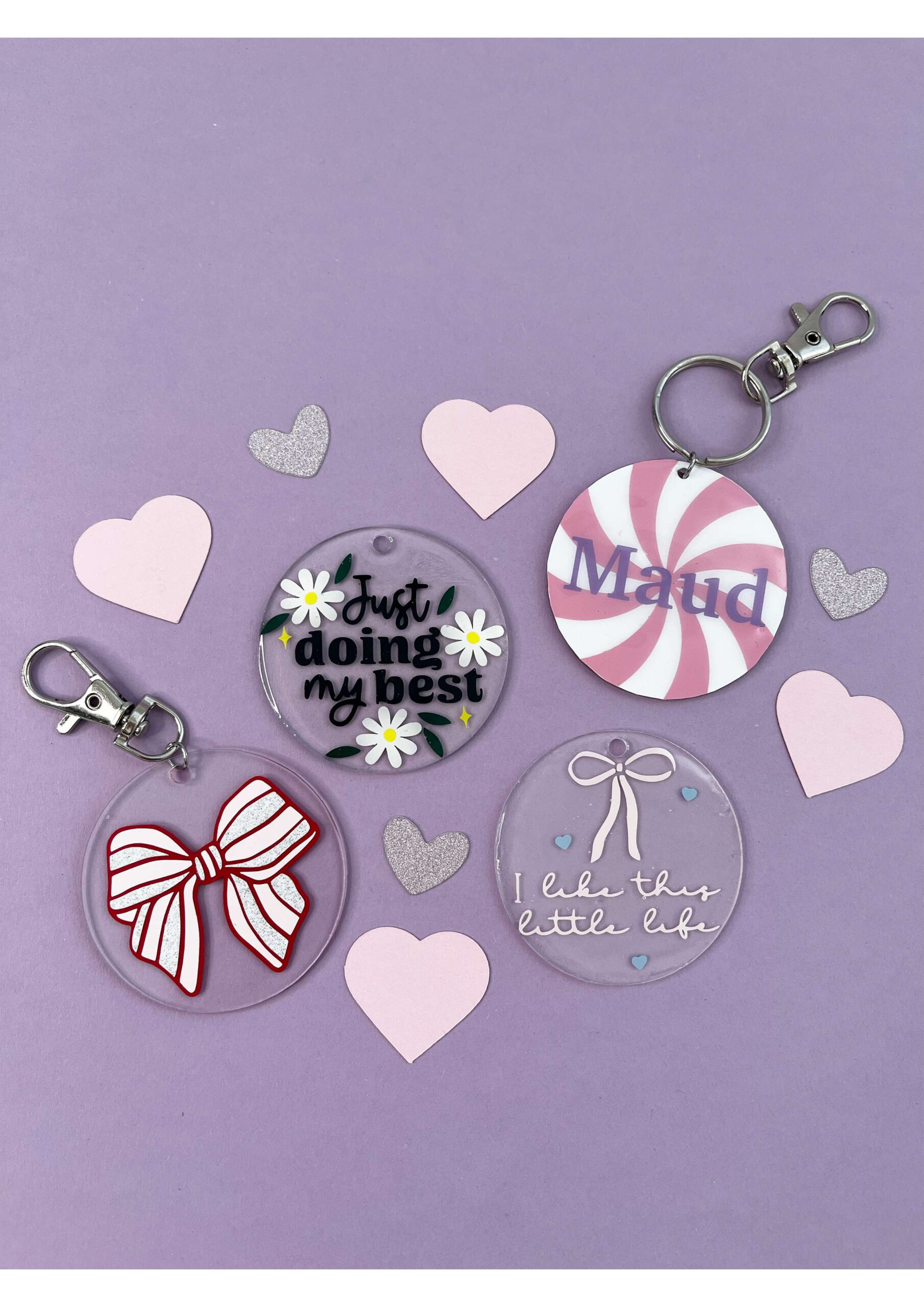 Ronde sleutelhangers